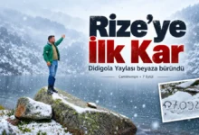Rize beyaza büründü!