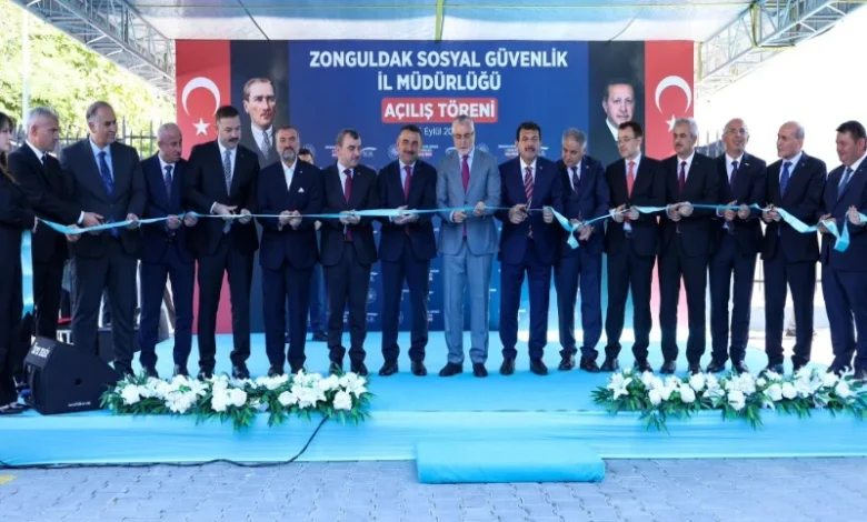 SGK Zonguldak İl Müdürlüğü Yeni Hizmet Binası Törenle Açıldı