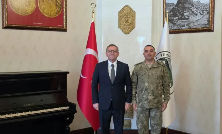 Tuğgeneral Uğur Özyurt’tan Vali Ziya Polat’a Ziyaret
