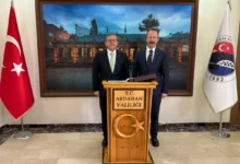 Vali Ziya Polat’tan Ardahan valisine hayırlı olsun ziyareti