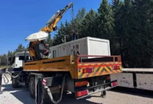 Yangından etkilenen vatandaşlar için AFAD konteynerleri Kaş’a ulaştı