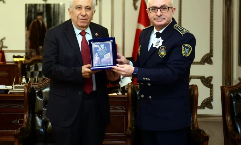 Zabıta Dire başkanından Belediye başkan vekiline ziyaret: