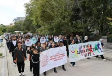 Kırıkkale sağlık için yürüdü