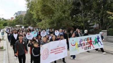 Kırıkkale sağlık için yürüdü