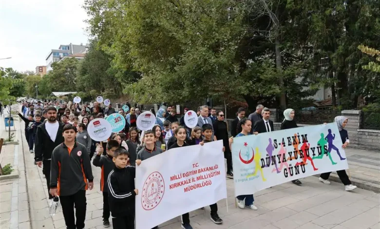 Kırıkkale sağlık için yürüdü