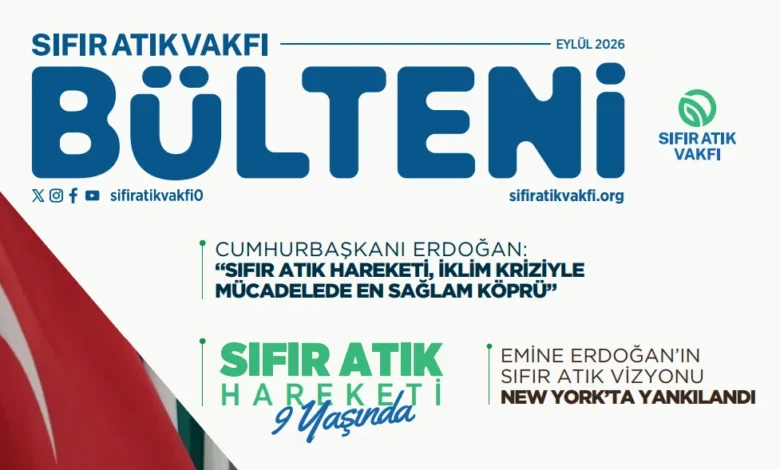 Sıfır Atık Vakfı, Eylül ayı bültenini yayımladı