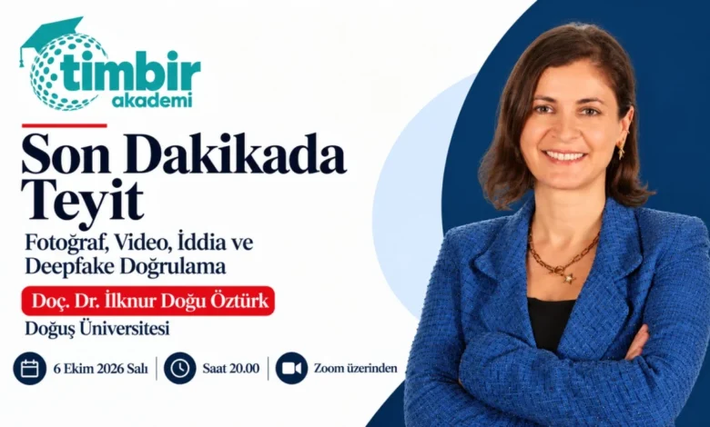 TİMBİR Akademi’de “Son Dakikada Teyit” eğitimi