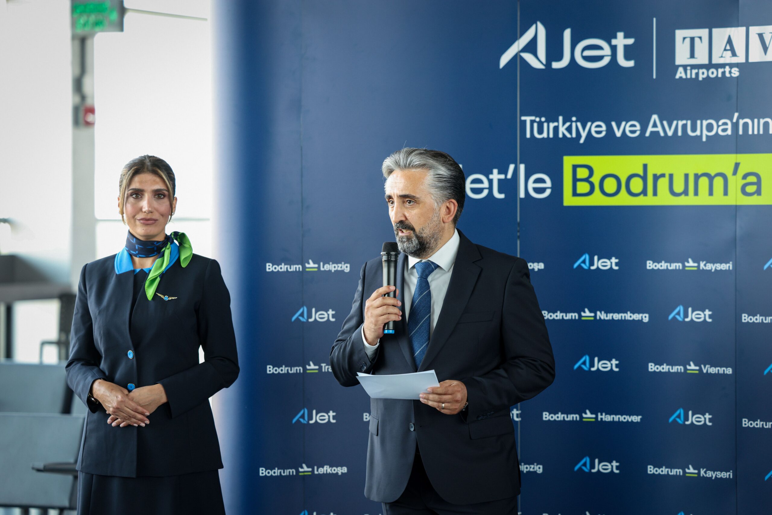 AJet, Milas-Bodrum Havalimanı’ndan Avrupa’ya direkt seferlere başladı