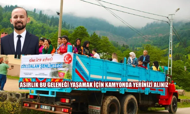 52 yıllık Sinlice Köyü, 27. Göllüalan Şenliğini hazır