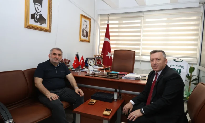 AÇÜ Rektörü Aydın’dan Valilik Basın Müdürü Keskin’e ziyaret