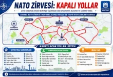 Ankara'da NATO Zirvesi tedbirleri: 13 gün boyunca bazı yollar trafiğe kapatılacak