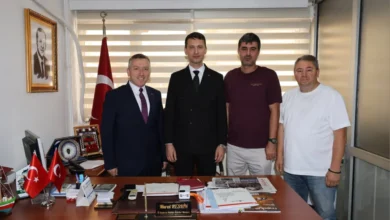 Arhavi Kaymakamı Çimşir’den Artvin Trabzonsporlu Taraftarlar Derneğine veda ziyareti