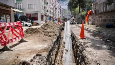 Astbesli borular yenileri ile değiştiriliyor