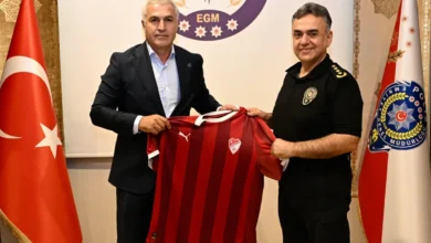 Başkan Ahmet Toprak’tan Emniyet Müdürü Aydın Karan’a ziyaret
