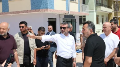 Başkan Şerifoğulları, Güneykent'teki çalışmaları inceledi