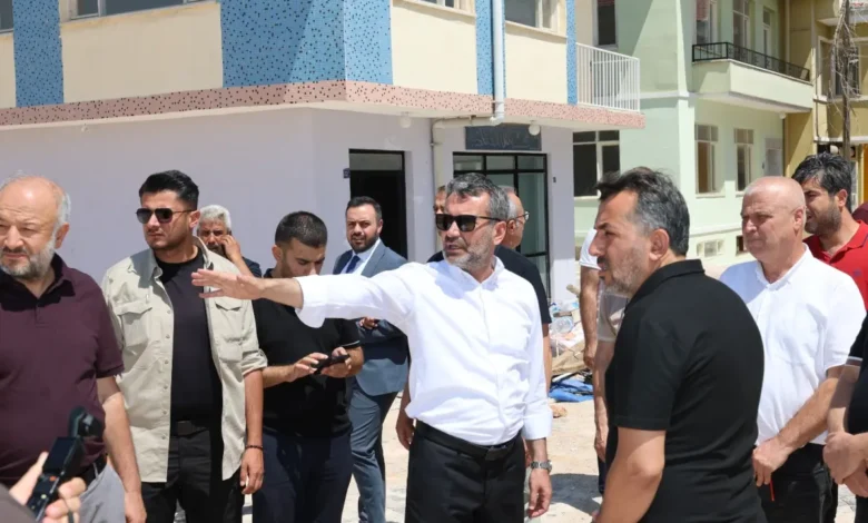 Başkan Şerifoğulları, Güneykent'teki çalışmaları inceledi