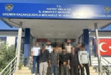 Hatay Belen'de kaçak göçmen operasyonu