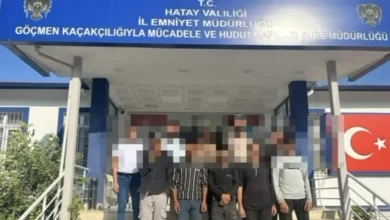 Hatay Belen'de kaçak göçmen operasyonu