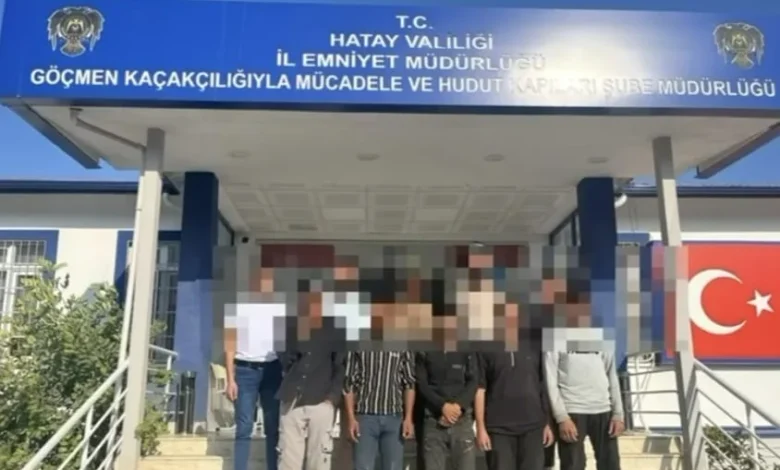 Hatay Belen'de kaçak göçmen operasyonu