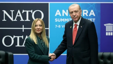 Cumhurbaşkanı Erdoğan, İtalya Başbakanı Meloni ile bir araya geldi