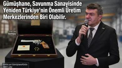 Gümüşhane savunma sanayisinde yeniden üretim üssü olabilir