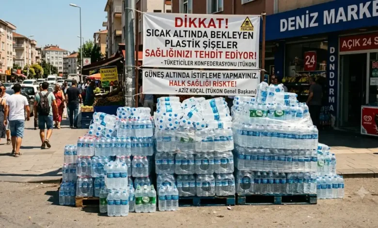 Sokaklardaki gizli tehlike: güneşte bekletilen plastik şişeli sular sağlığı tehdit ediyor