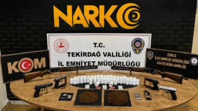 Tekirdağ'da uyuşturucu operasyonları: 13 tutuklama