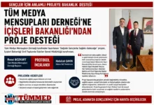 Tüm Medya Mensupları Derneği'ne İçişleri Bakanlığından proje desteği