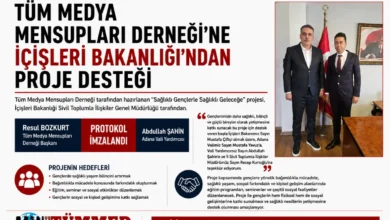 Tüm Medya Mensupları Derneği'ne İçişleri Bakanlığından proje desteği