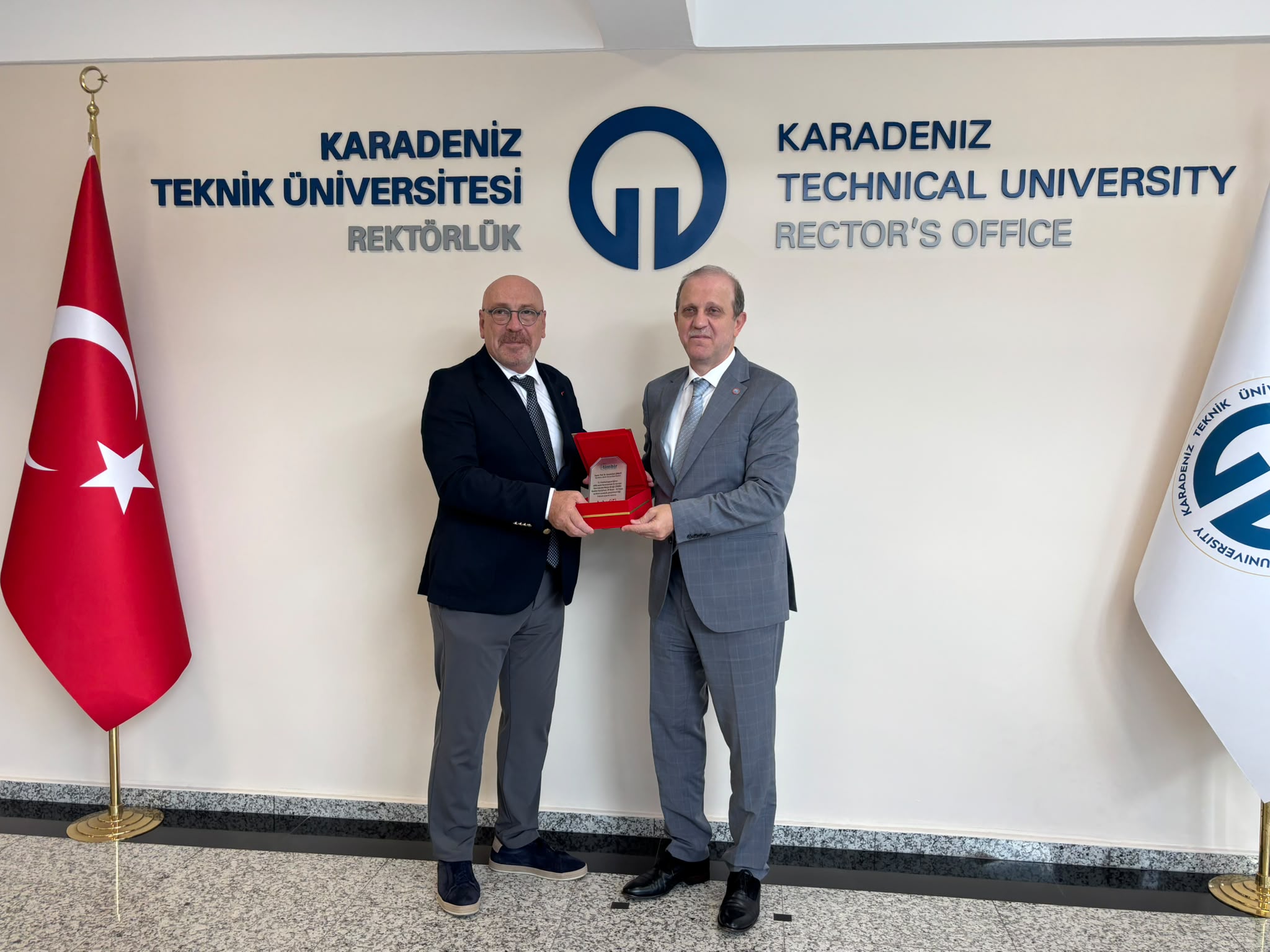 TİMBİR’den KTÜ Rektörü Hamdullah Çuvalcı’ya ziyaret