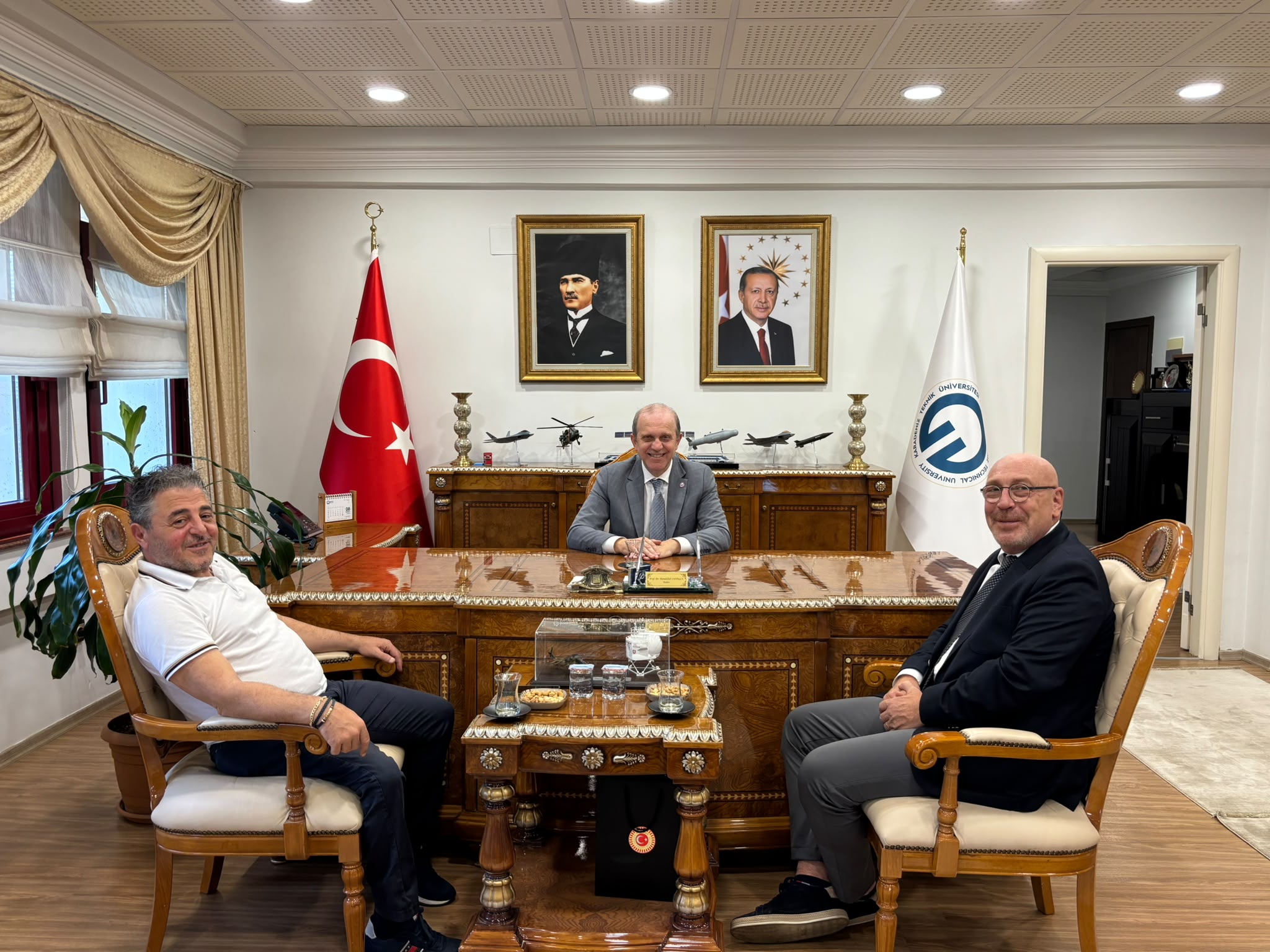 TİMBİR’den KTÜ Rektörü Hamdullah Çuvalcı’ya ziyaret