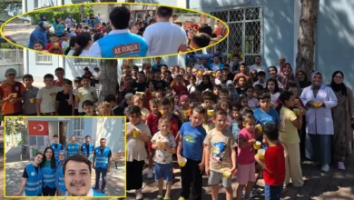 AK Parti Burdur il gençlik kollarından Kur'an Kursu öğrencilerine serinleten sürpriz