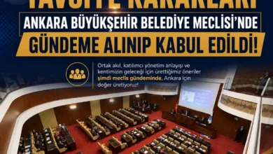 AKK Tavsiye Kararları Ankara Büyükşehir Belediyesi Meclisi'nde kabul edildi