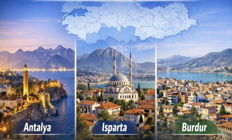 Antalya, Isparta ve Burdur'dan Türkiye ekonomisine katkı