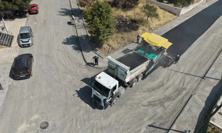 Battalgazi’de bozulan yollar için ekipler harekete geçti