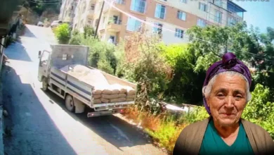 İncir toplayan kadın kamyonun altında kaldı