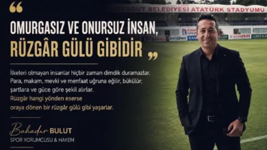 Bahadır Bulut: ''Omurgasız Ve Onursuz İnsan, Rüzgâr Gülü Gibidir''