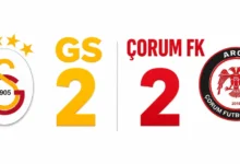 RAMS Park’ta Galatasaray 2 Arca Çorum FK 2