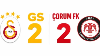 RAMS Park’ta Galatasaray 2 Arca Çorum FK 2