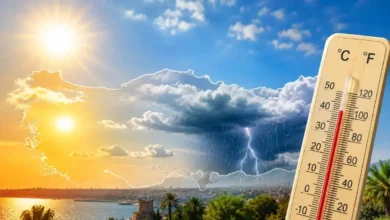 Sıcaklıklar yüksek, bazı bölgelerde sağanak bekleniyor