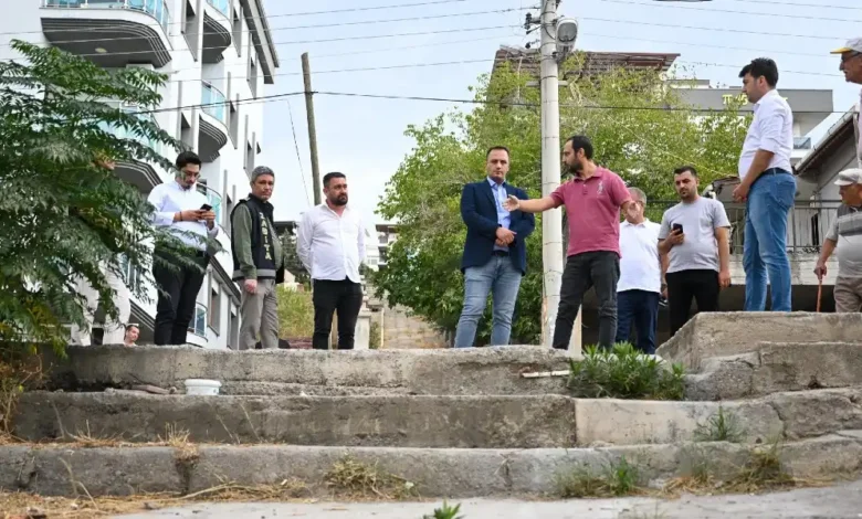 Bornova’da iki noktaya yeni merdiven