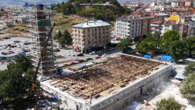 Sivas Ulu Cami’de restorasyon çalışması sürüyor