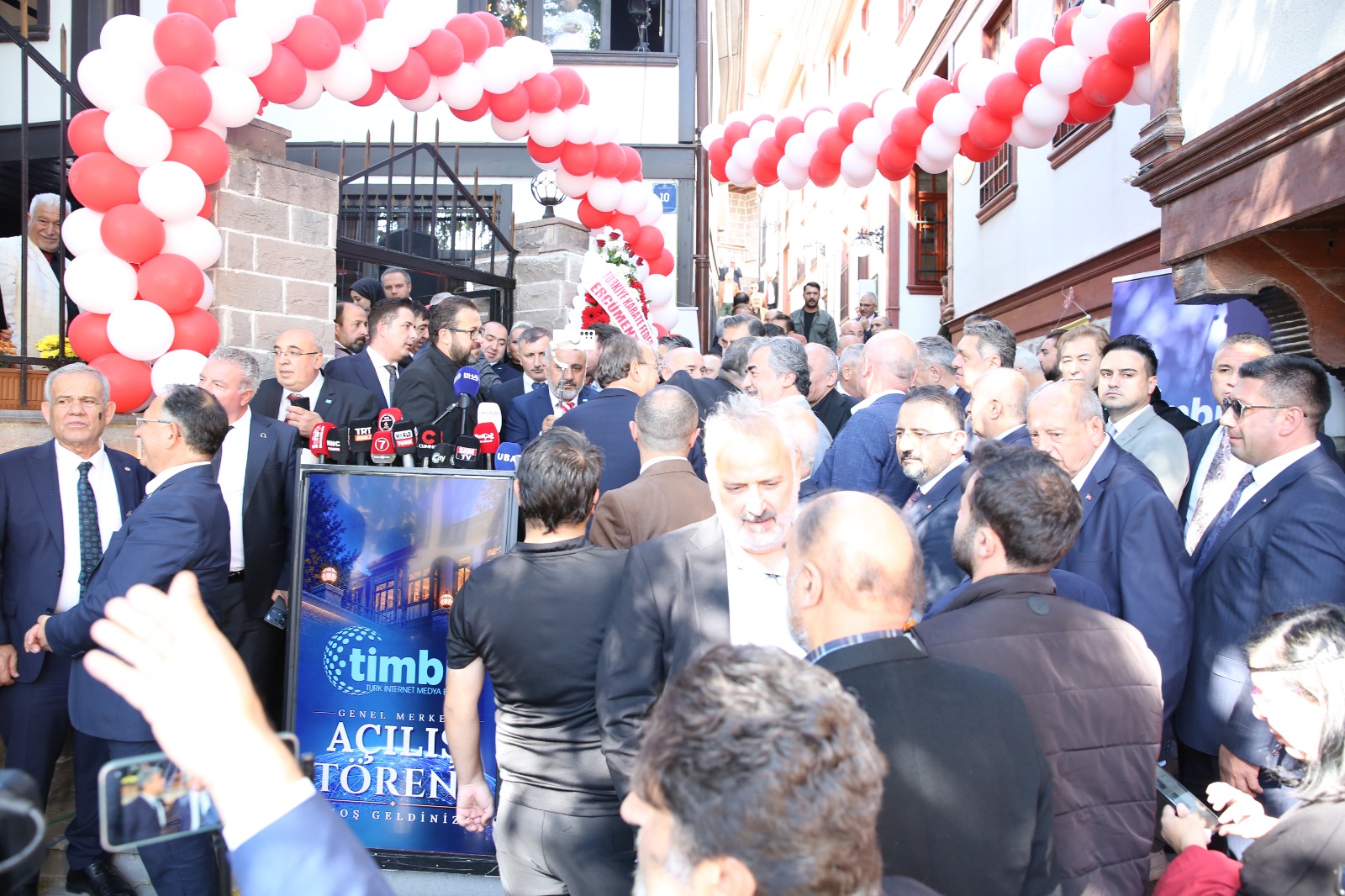 Ankara’da medya zirvesi: TİMBİR’in yeni Genel Merkezi törenle açıldı