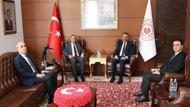 Enerji ve Tabii Kaynaklar Bakan Yardımcısı Tancan, Zonguldak Valisi Hacıbektaşoğlu'nu ziyaret etti