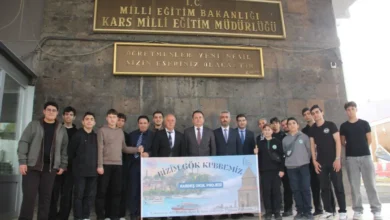 Kars’ta “Bizim Gökkubbemiz” Kardeş Okul Projesi buluşması