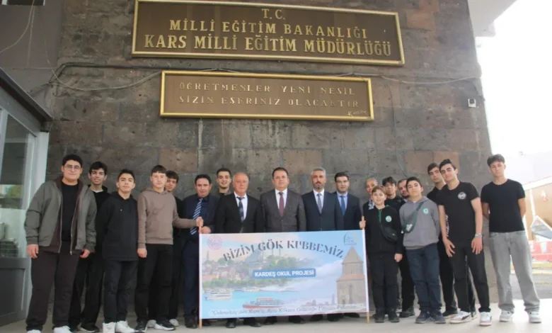 Kars’ta “Bizim Gökkubbemiz” Kardeş Okul Projesi buluşması