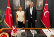 MHP Adana İl Başkanı Hakan Yıldırım’a Dr. Demet Çardak’tan ziyaret