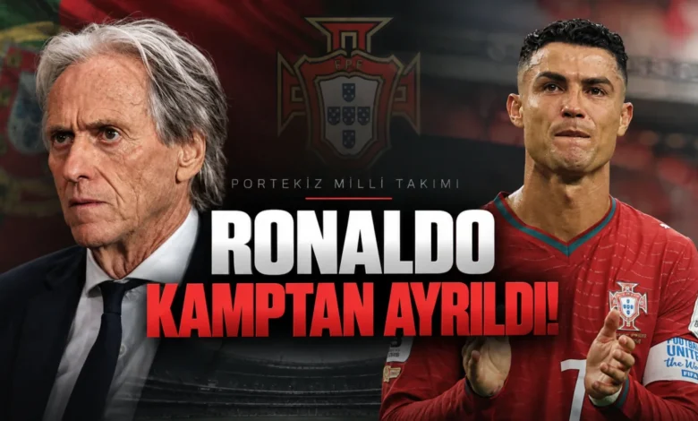 Portekiz Milli Takımı'nda Ronaldo krizi: Kamptan ayrıldı