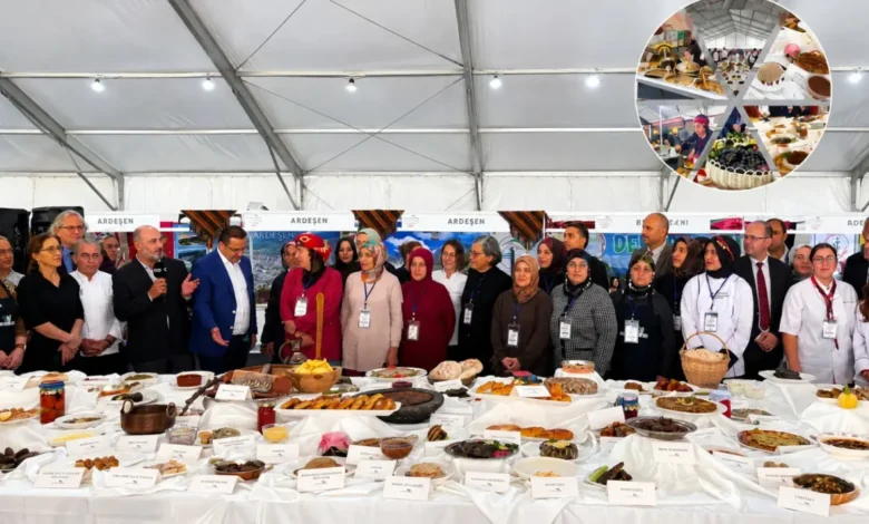 Rize'de Gastronomi Günleri başladı: Yöresel lezzetler Çay Çarşısı'nda buluştu