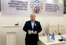 TİMBİR Genel Başkan Yardımcısı Akil Alesger’e Kazakistan’da anlamlı ödül